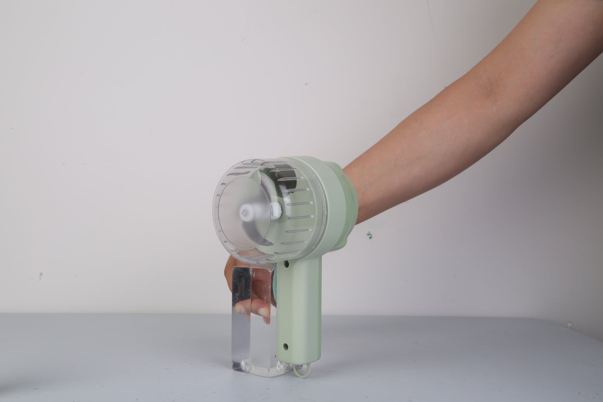 1 Set 4 In 1 Handheld Electric Vegetable Cutter Mini Food Fruit Chopper Grinder Slicer Dicer Garlic Meat Ginger Mud Masher Rechargeable Food Processor